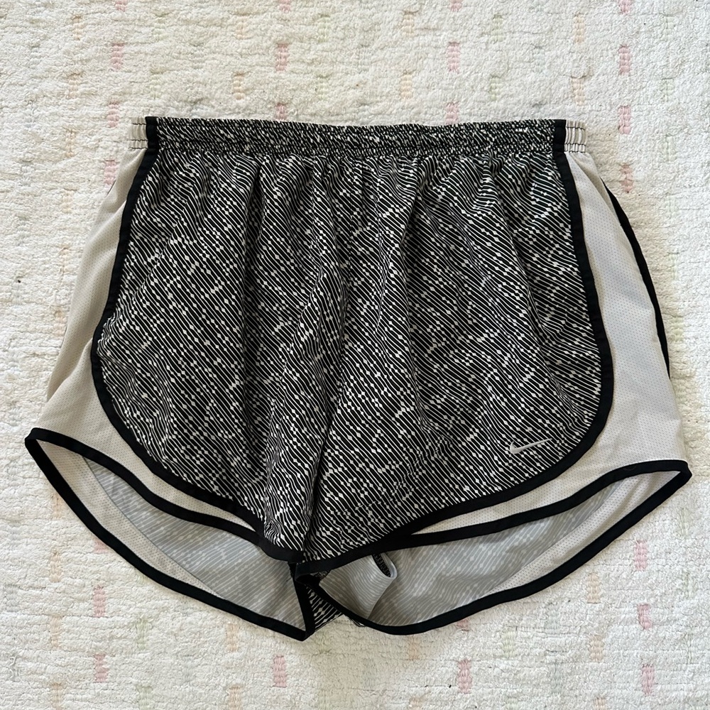 Nike Running Shorts, size L, black & white